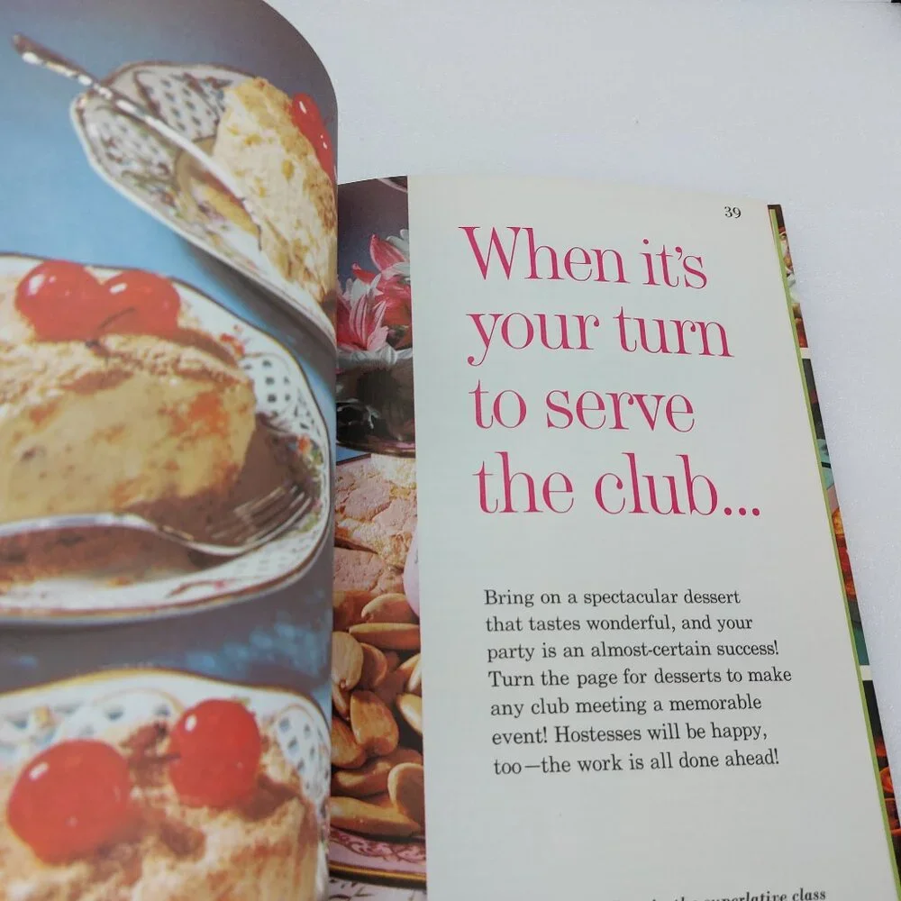Vintage 1963 Better Homes & Garden Hardcover Cookbook Snacks And Refreshments - Picture 8 of 13